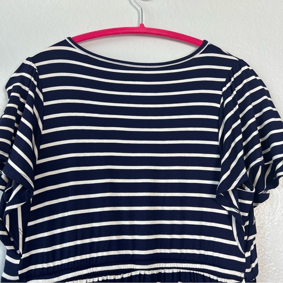 NWT Flutter Short Sleeve Tie-Waist Maternity Top -by Ingrid & Isabel Small - Picture 12 of 16